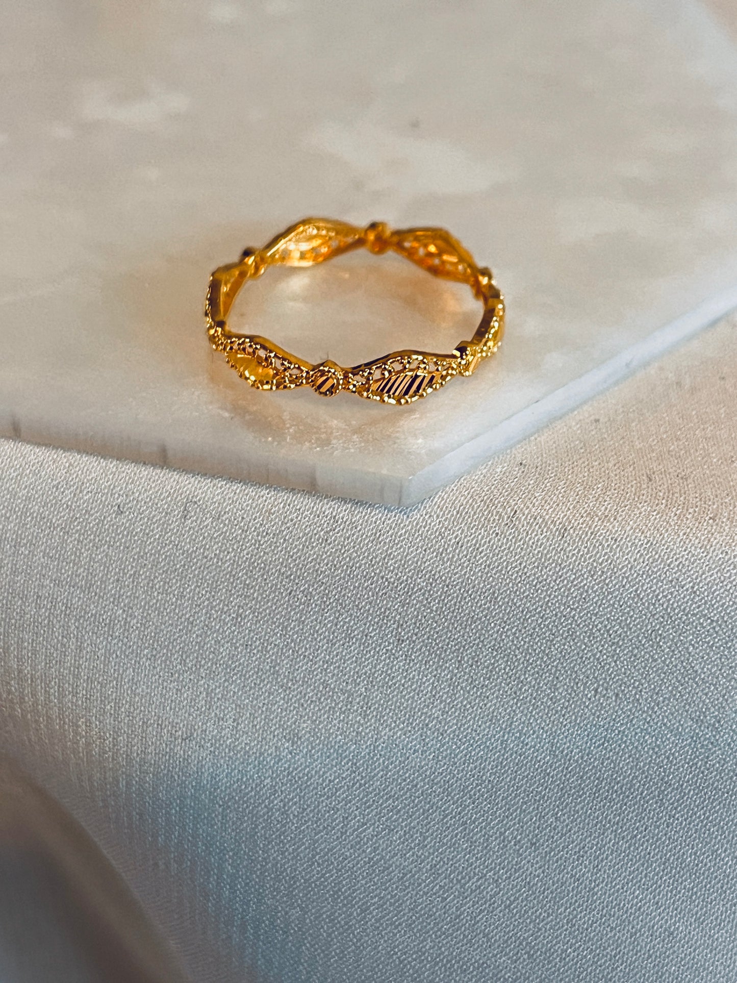 Alims Zigzag Style Ring (Size P)