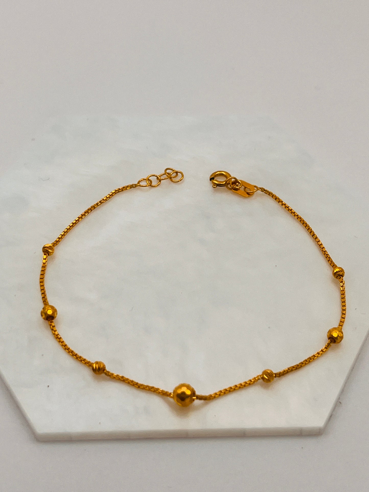22carat 7 Ball Bracelet