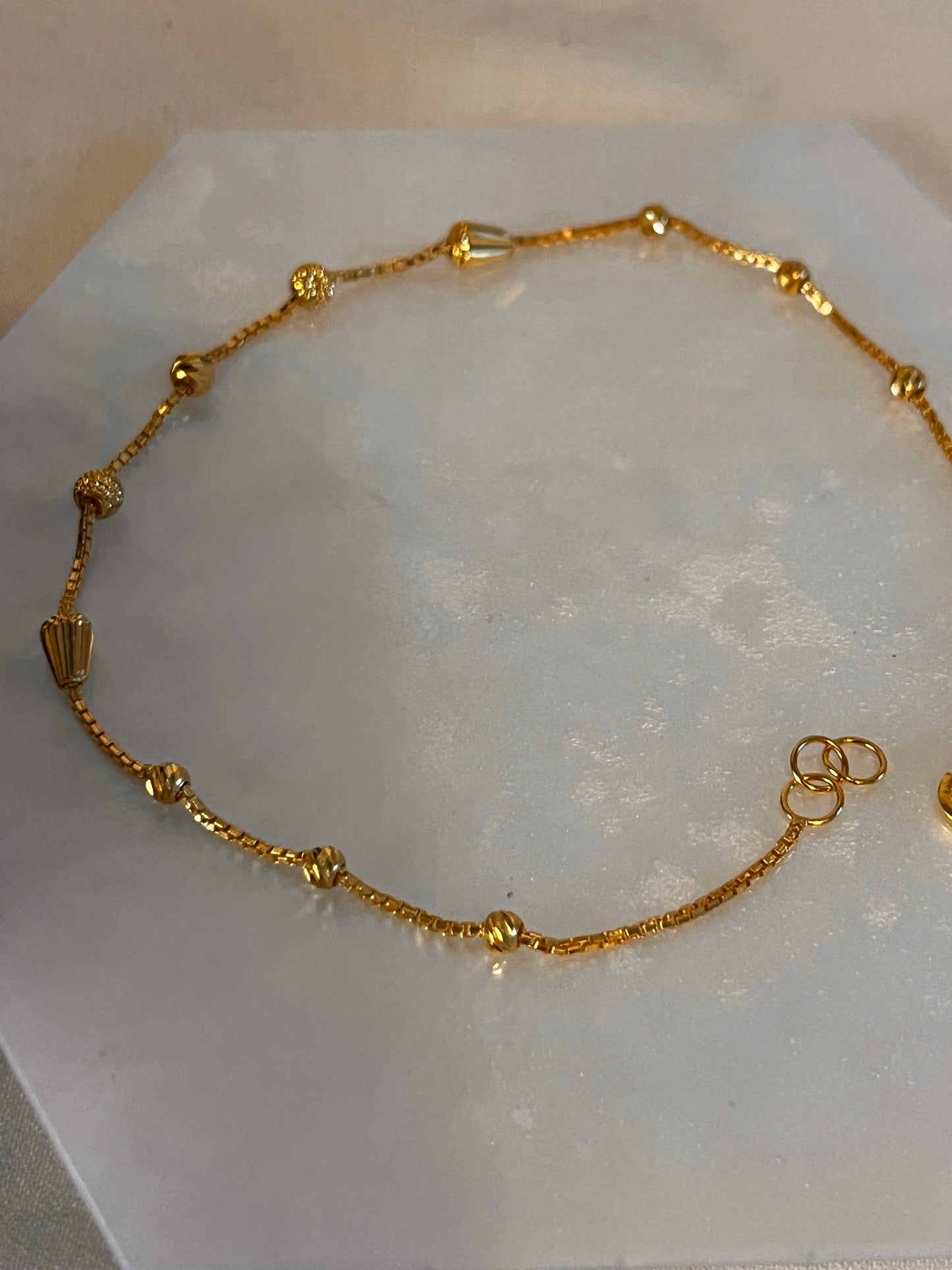 Cone And Beaded Shape Bracelet