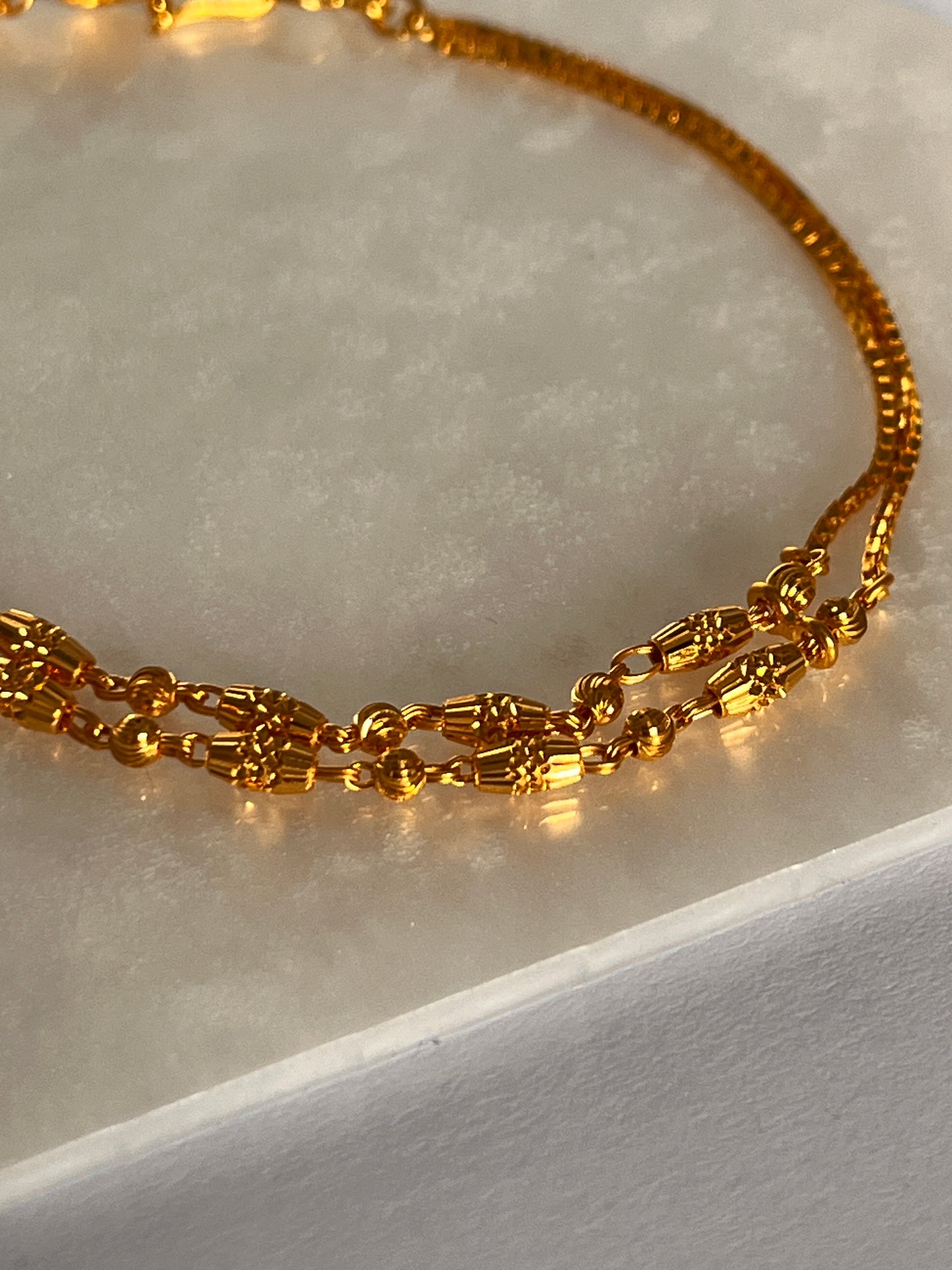 Thin Double Line Bracelet