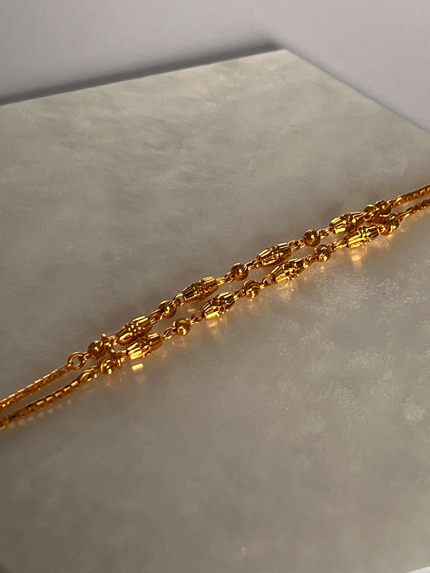 Thin Double Line Bracelet