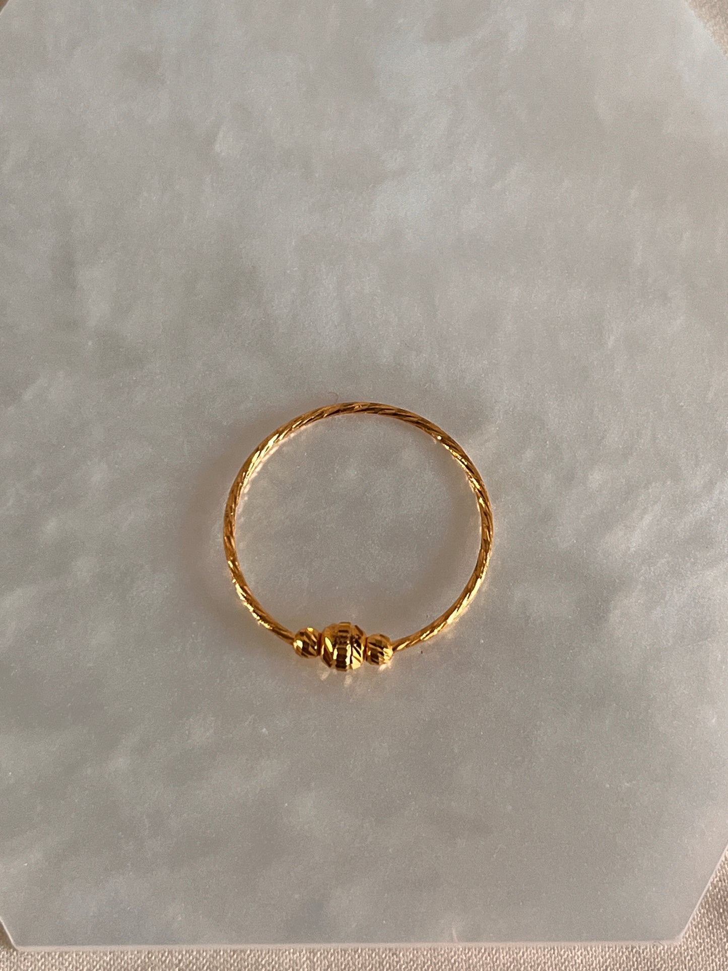 3 Bead Ring (Size T)