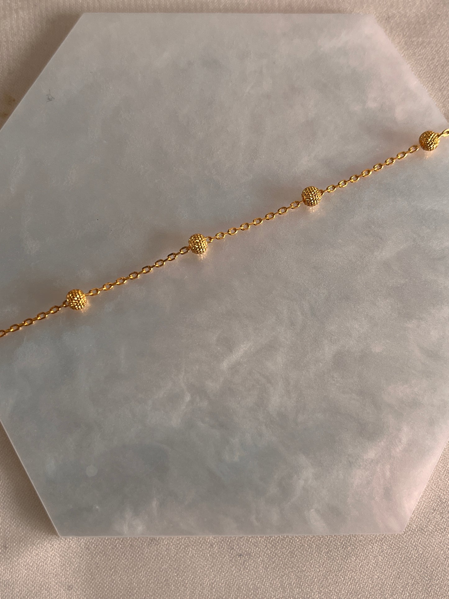 Shimmery Ball Bracelet
