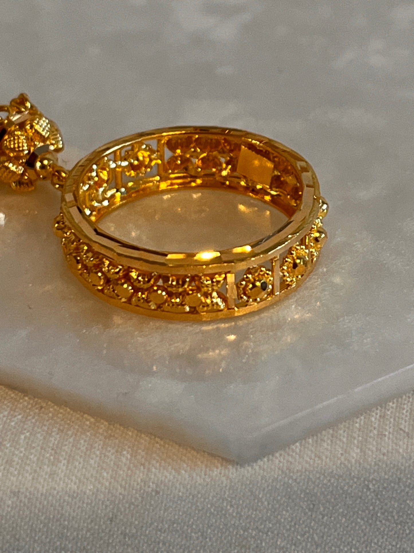 Culcutta Jumka Ring (Size L 3/4)