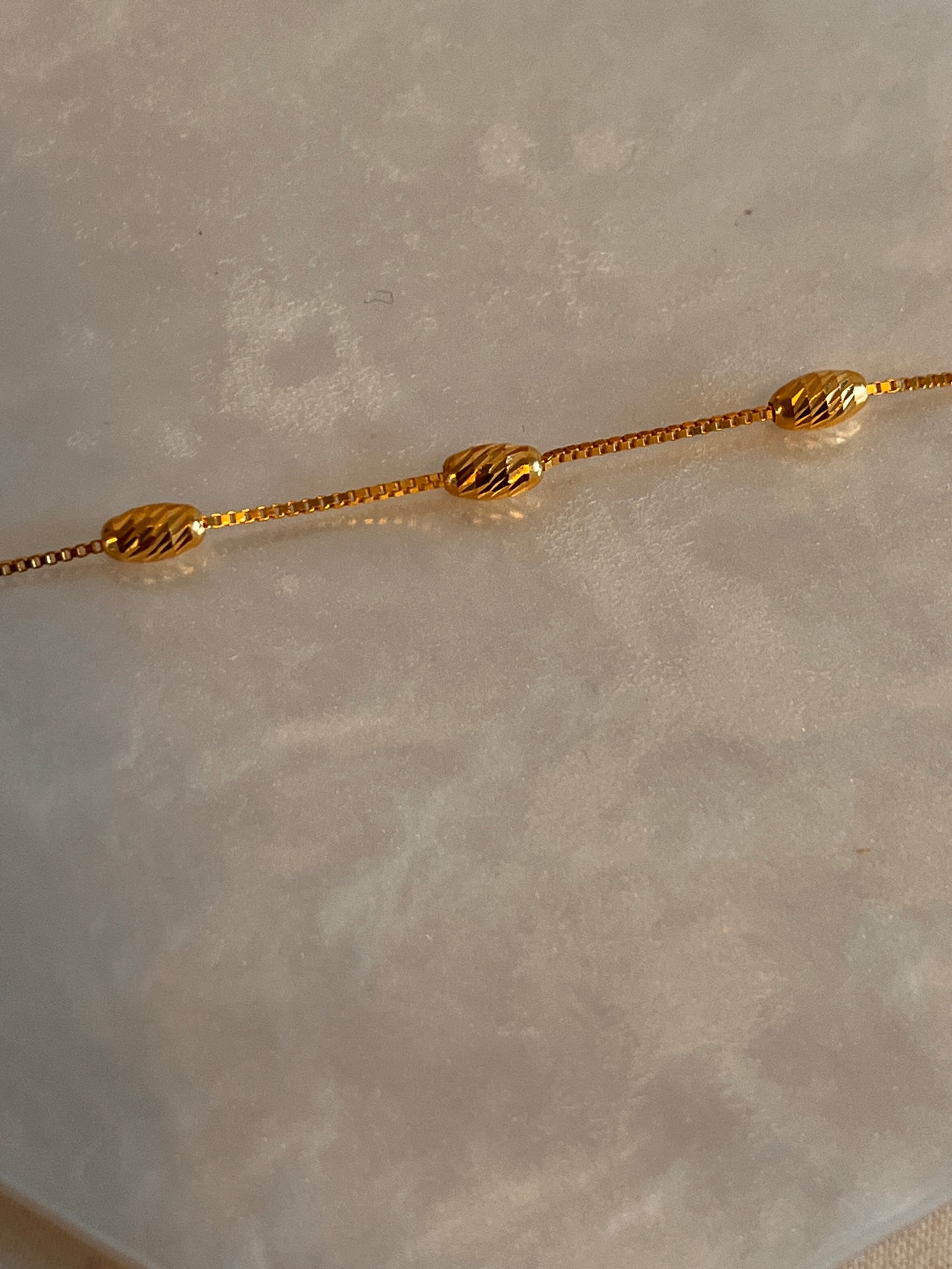 3 Bead Bracelet