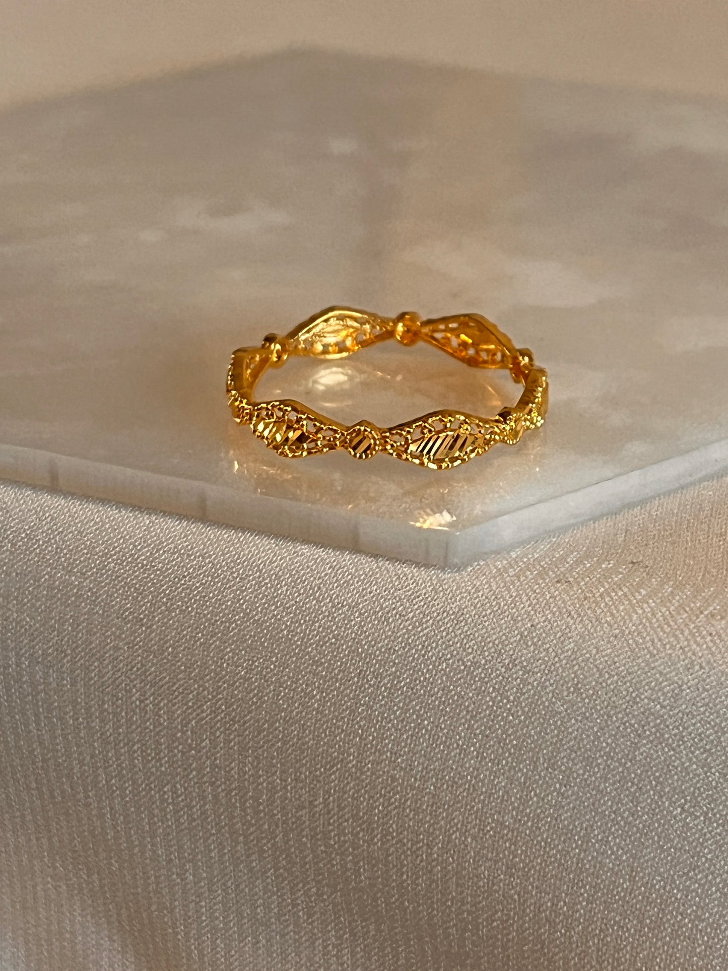 Alims Zigzag Style Ring (Size P)