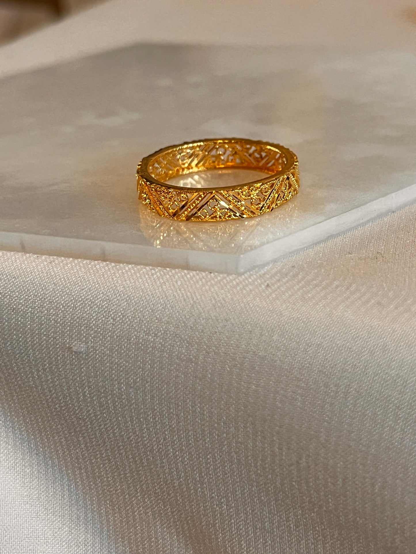 Alims Net Ring (Size L 1/2)