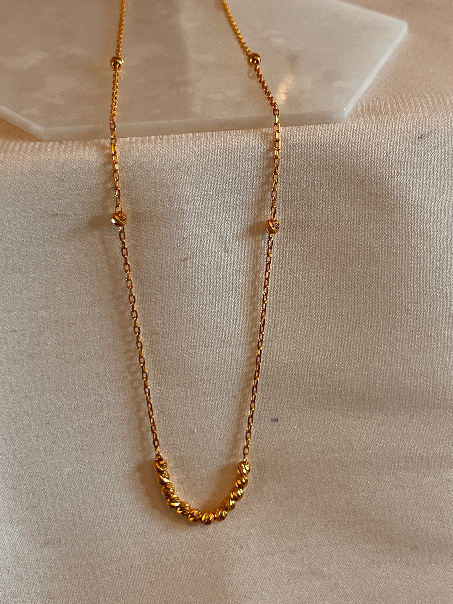 Beaded Cluster Necklace