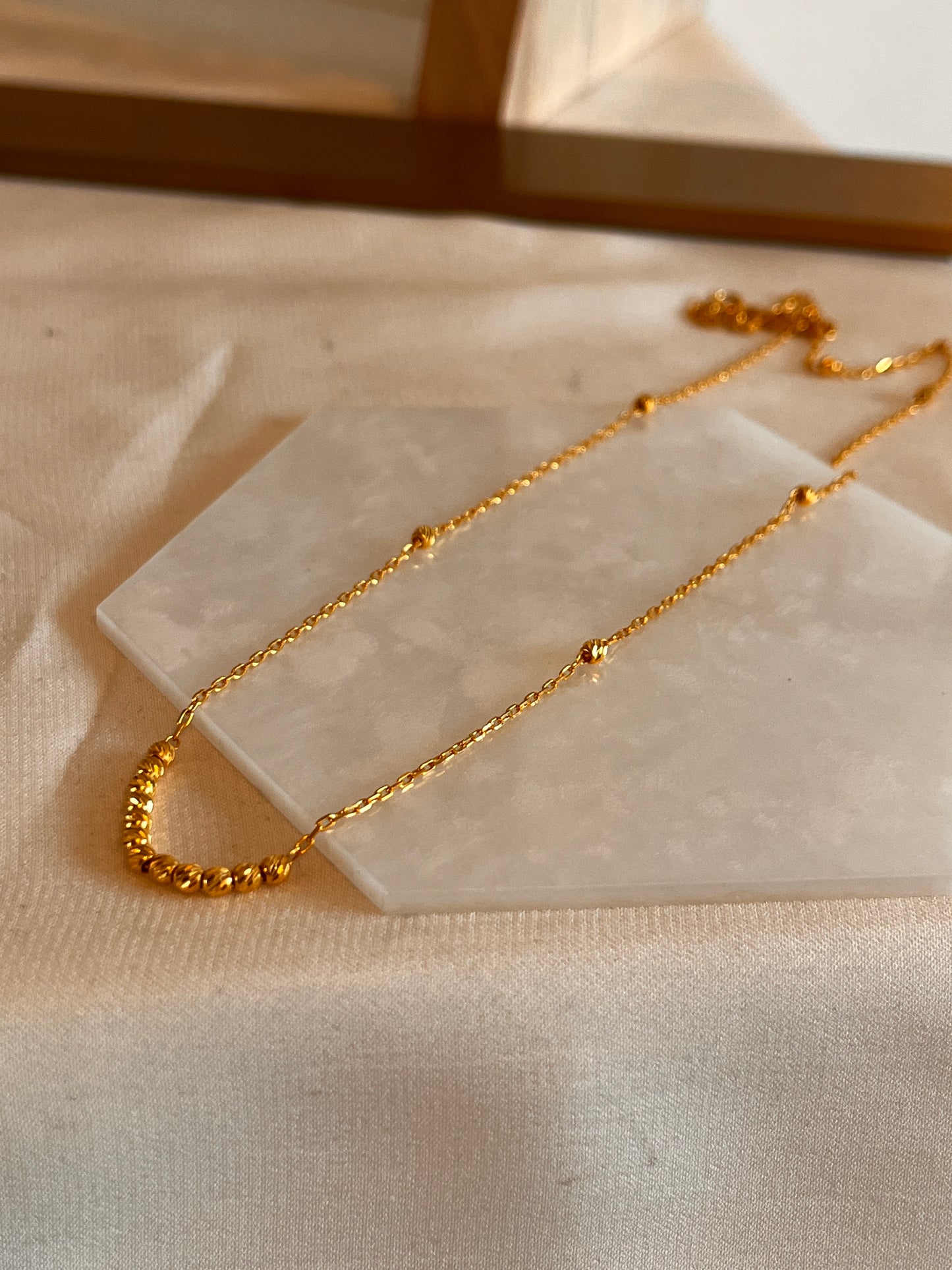 Beaded Cluster Necklace