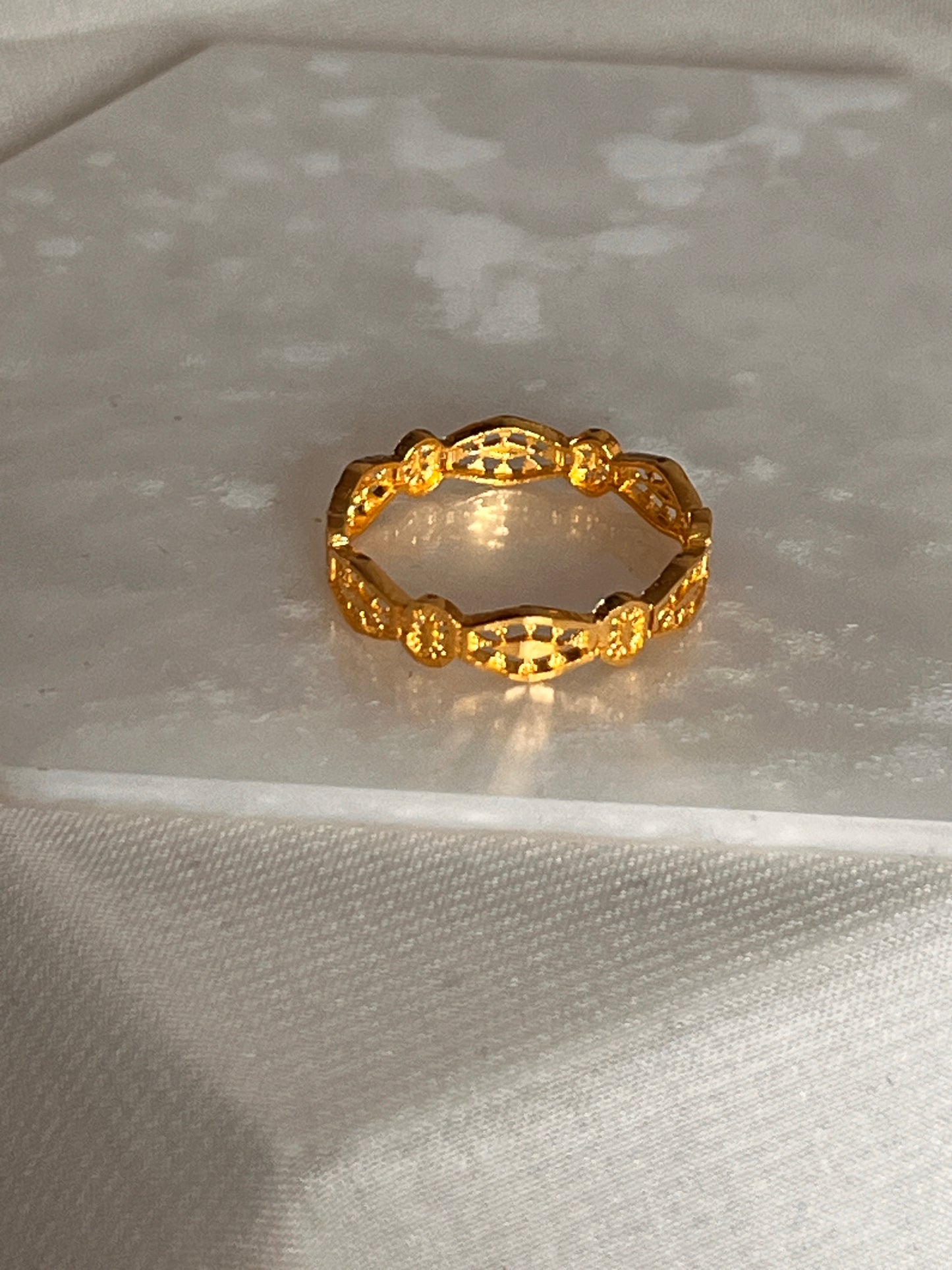 Alims Wave Ring 2|Size P and 1/2