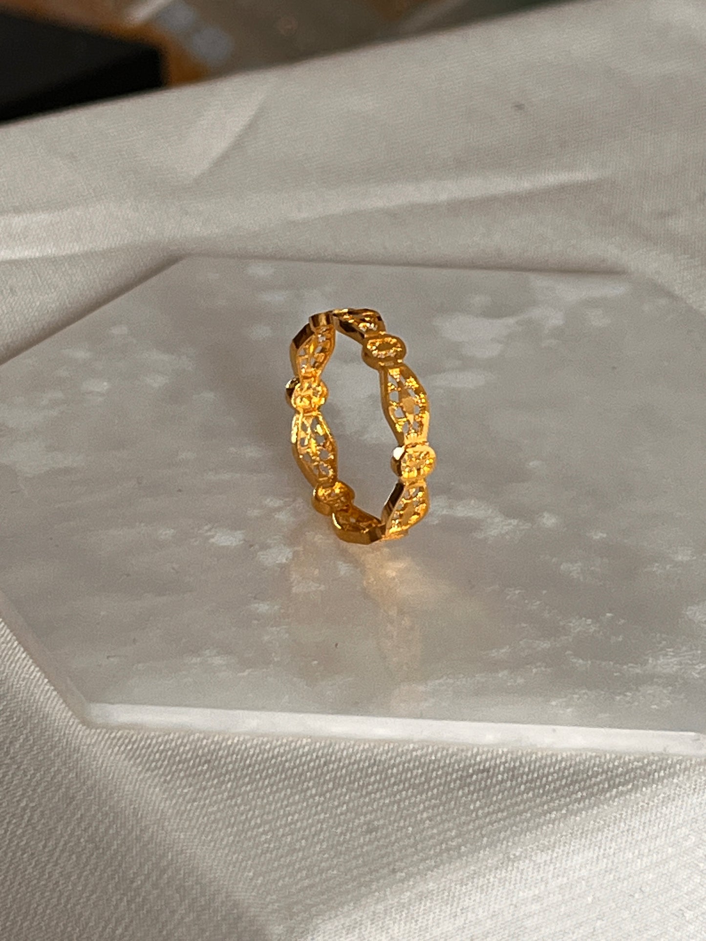 Alims Wave Ring 2|Size P and 1/2