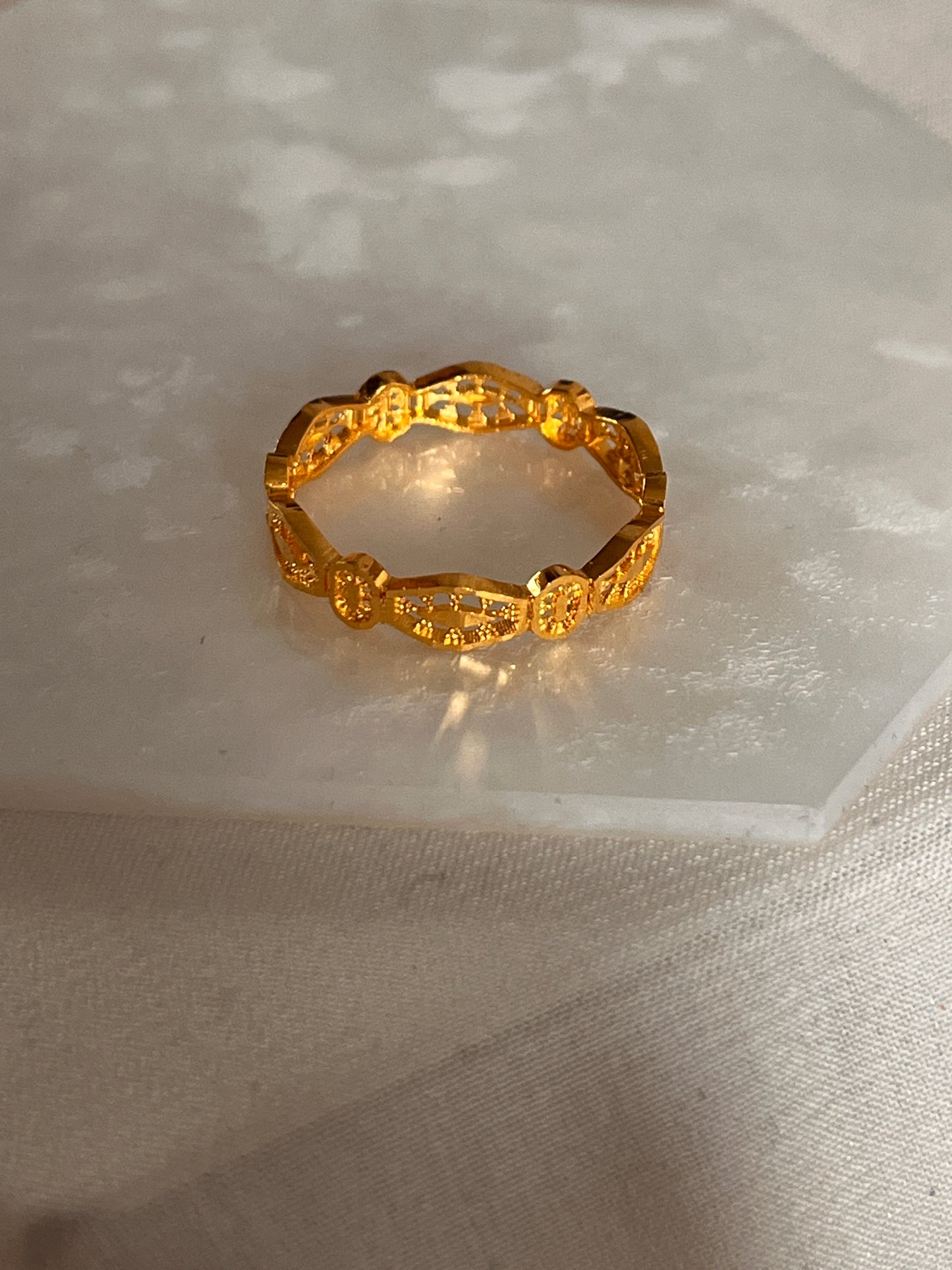 Alims Wave Ring 2|Size P and 1/2