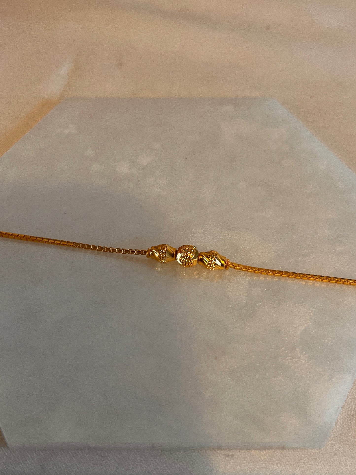 3 Bead Bracelet