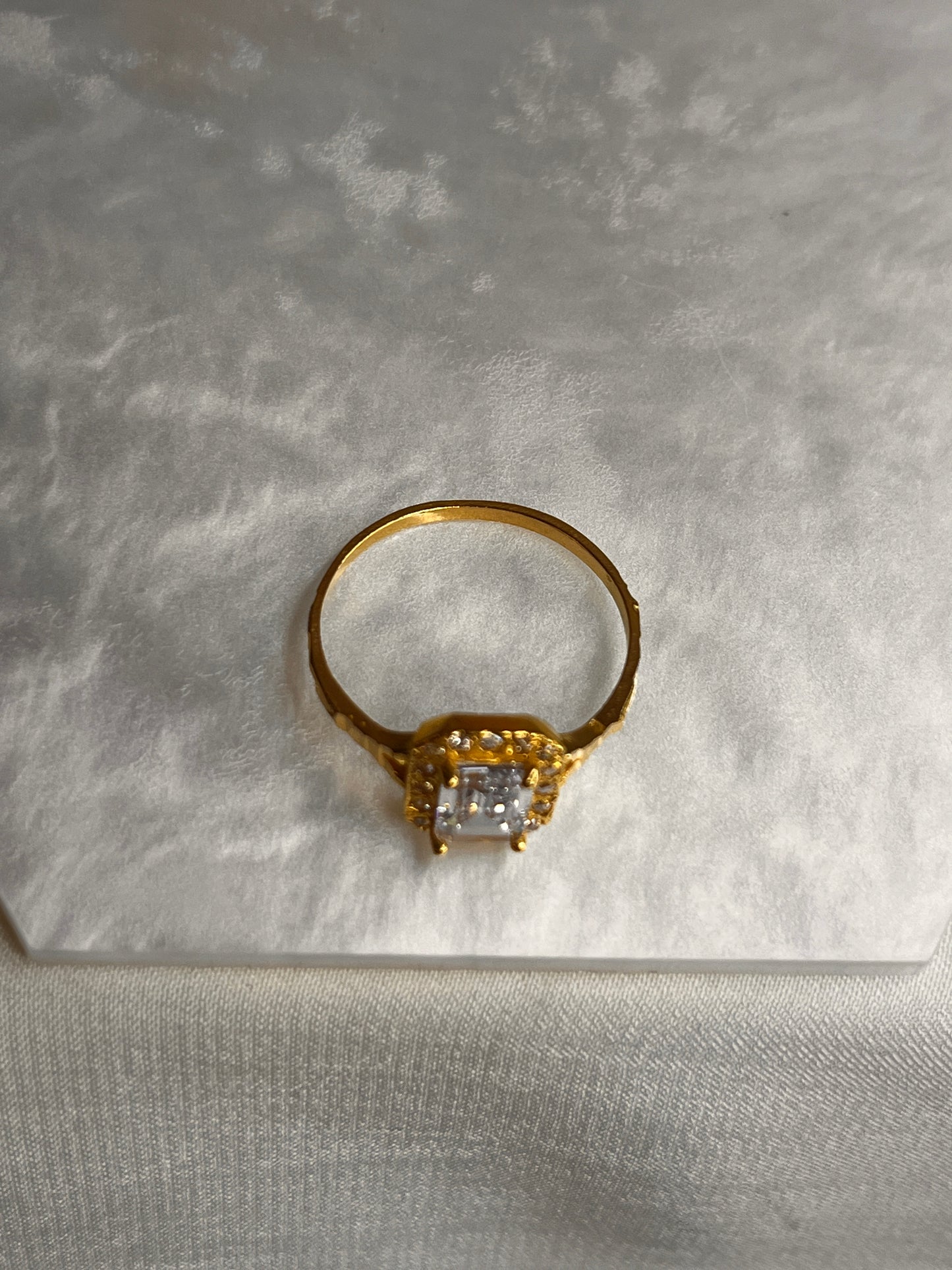 Rectangular Ring | Size O and 1/2