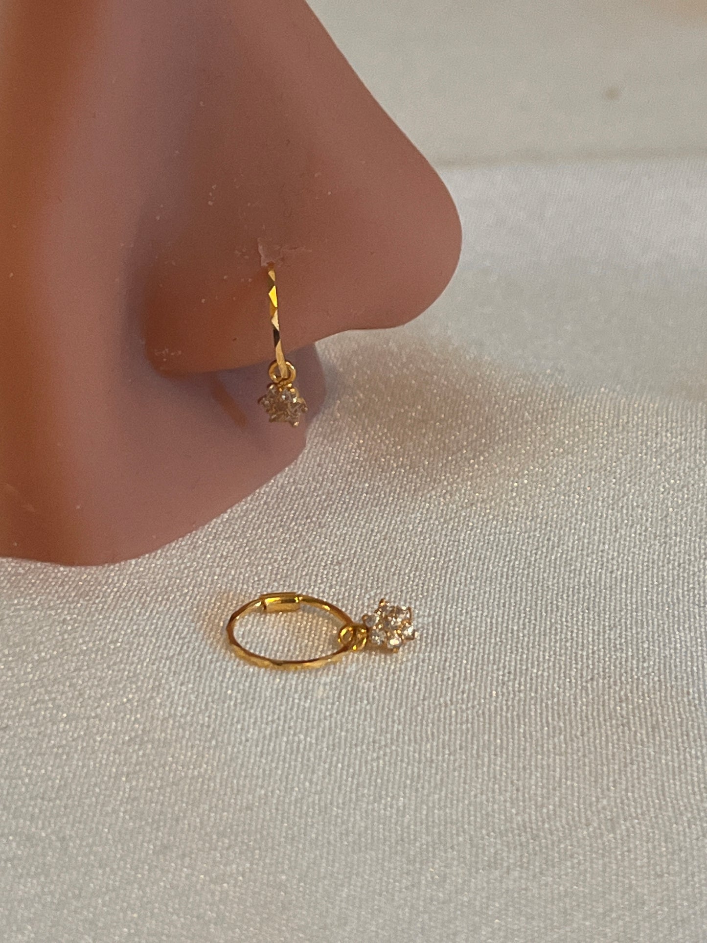 Flower drop Nosering | | 8.5mm approx