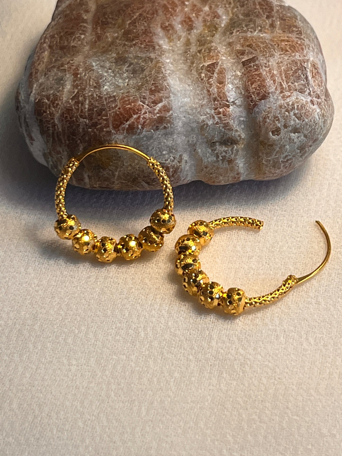 Sparkle Beaded Hoops | 13