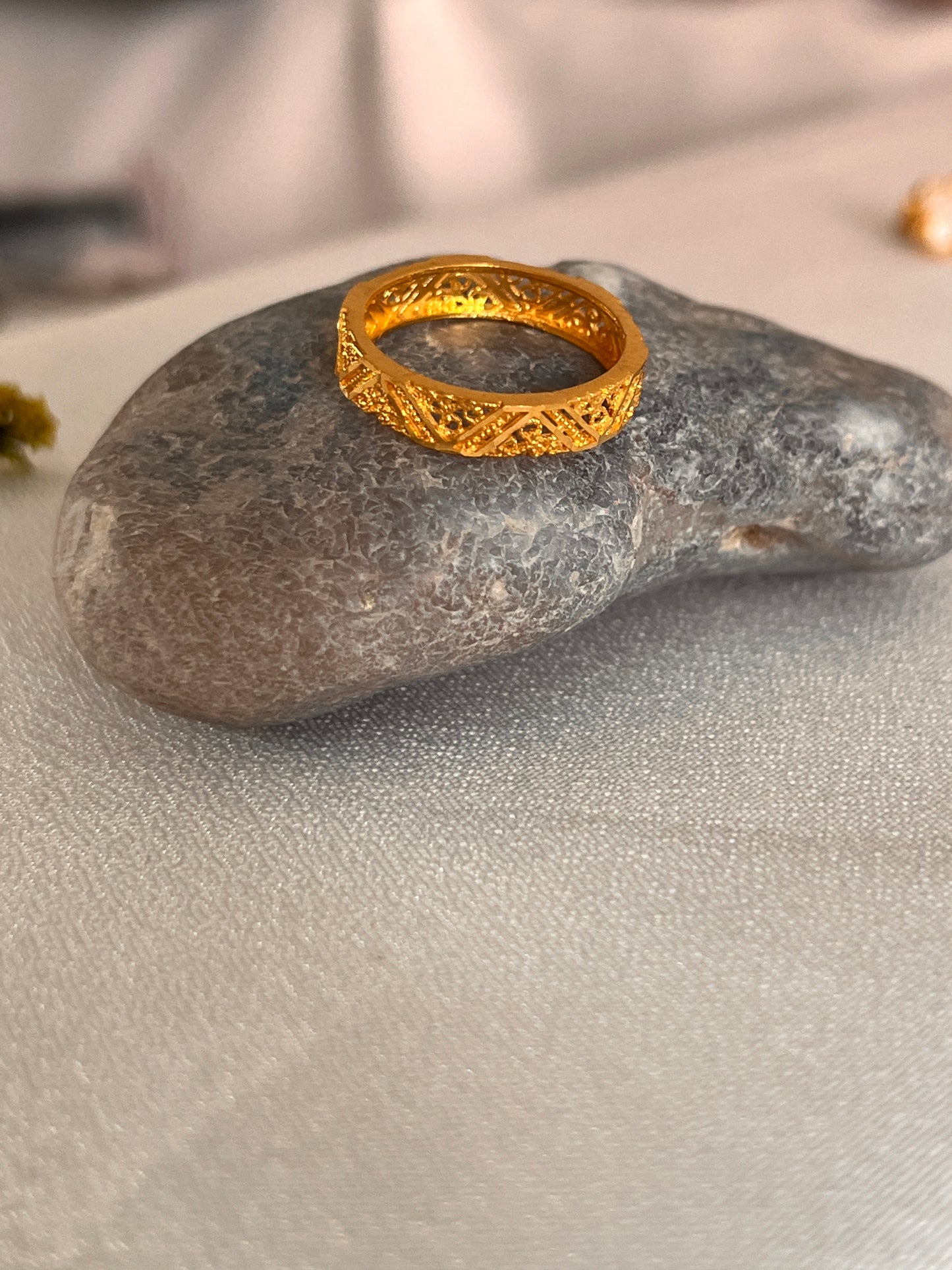Netted Ring | Size i and 1/2