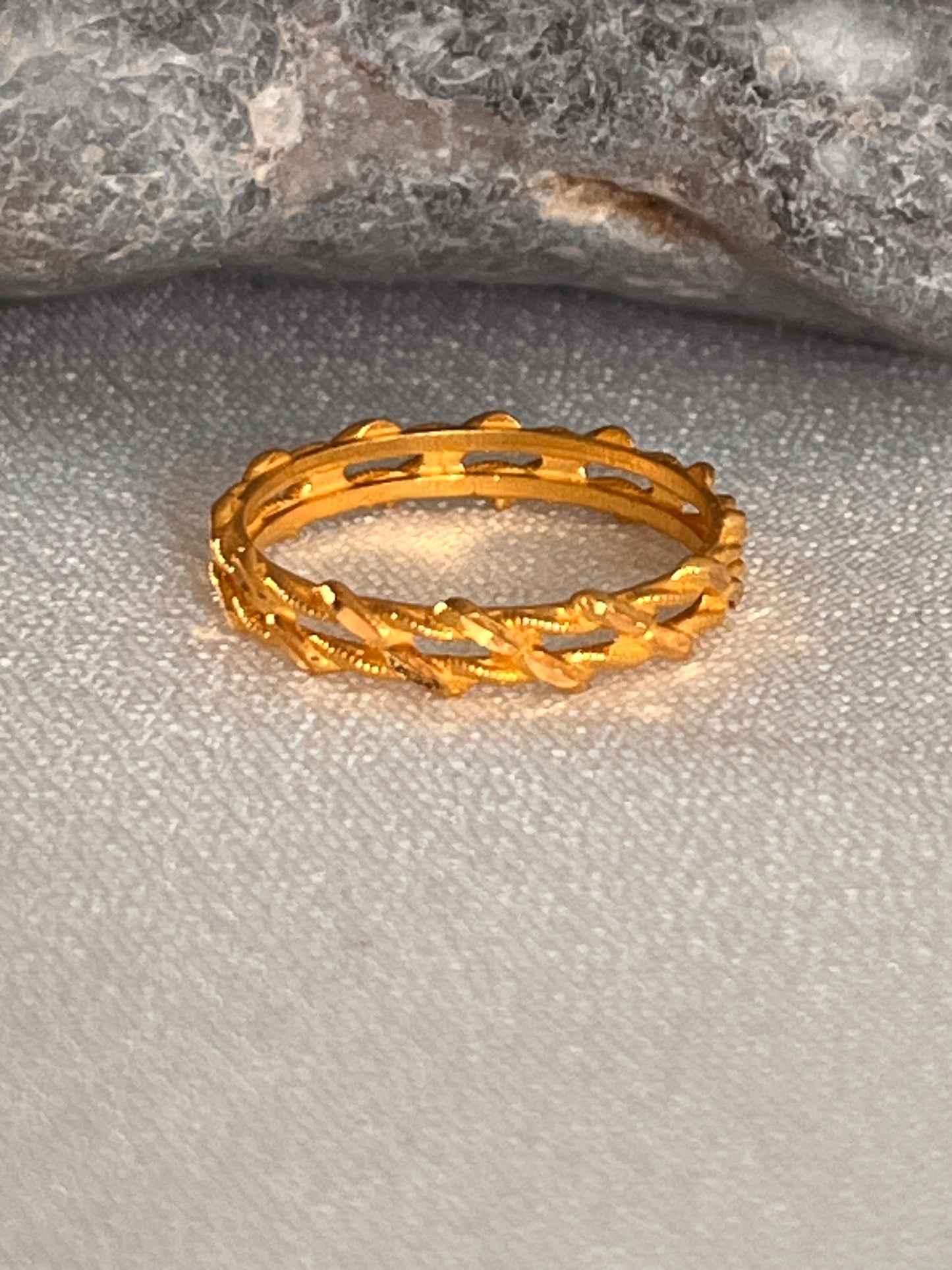 Twin Line Ring | Size i and 1/2
