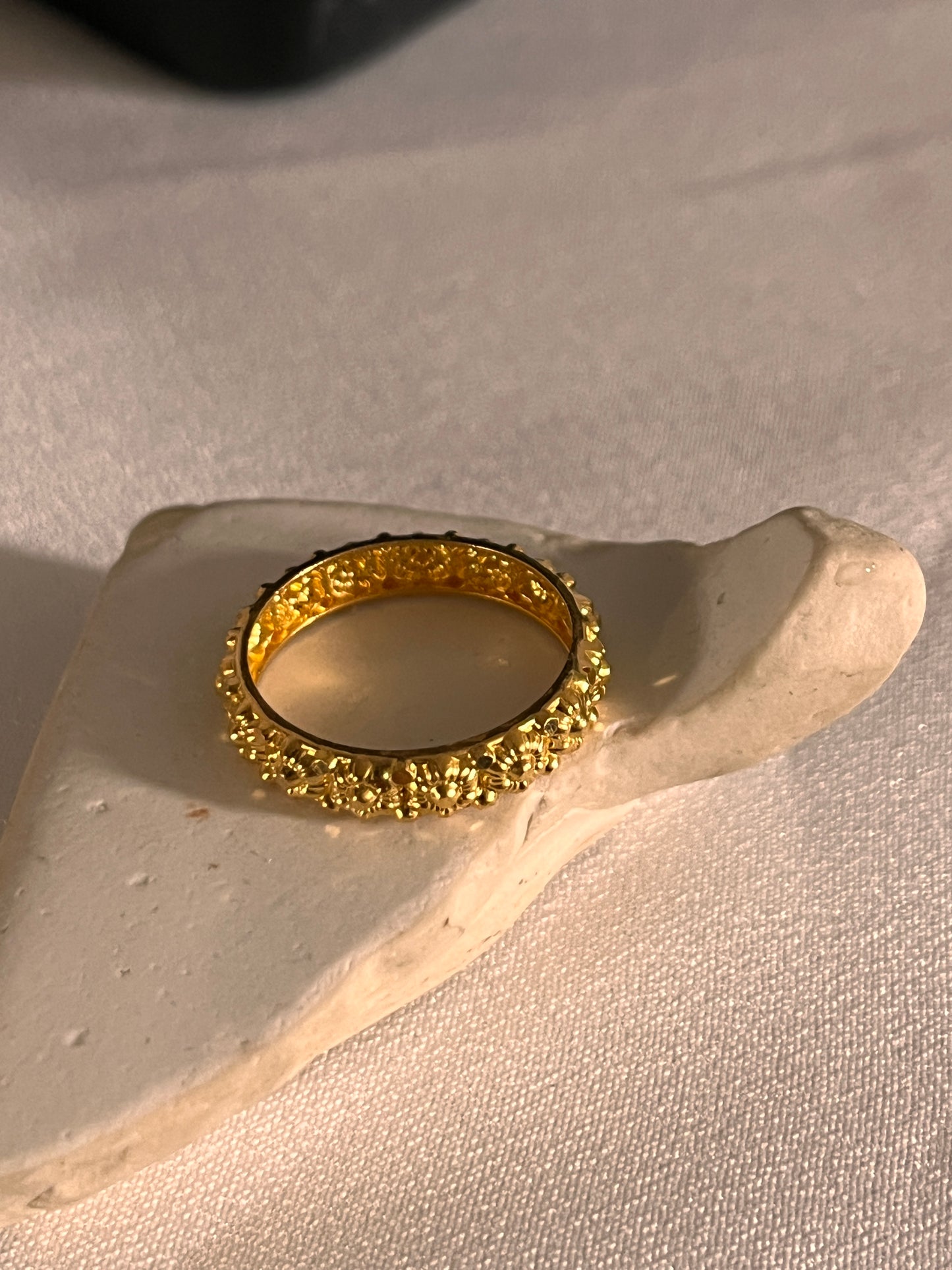 Intricate Flower Ring | Size R