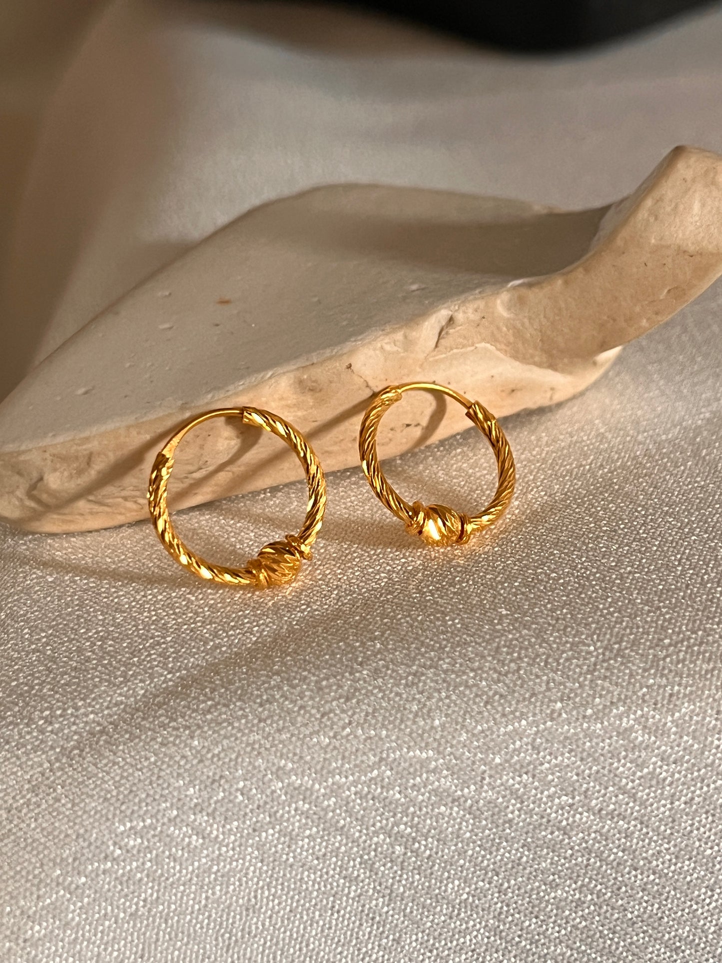 Etched Hoops | 12mm