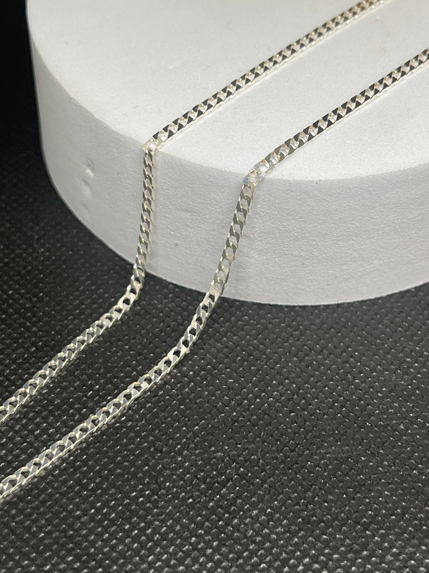 Square Link Sterling Silver Chain