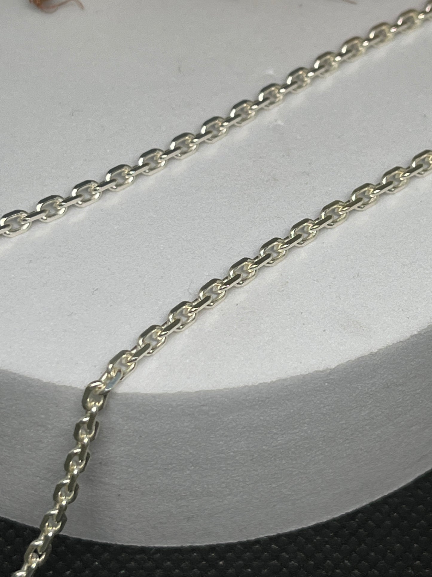 Oval Link Silver Chain for Men