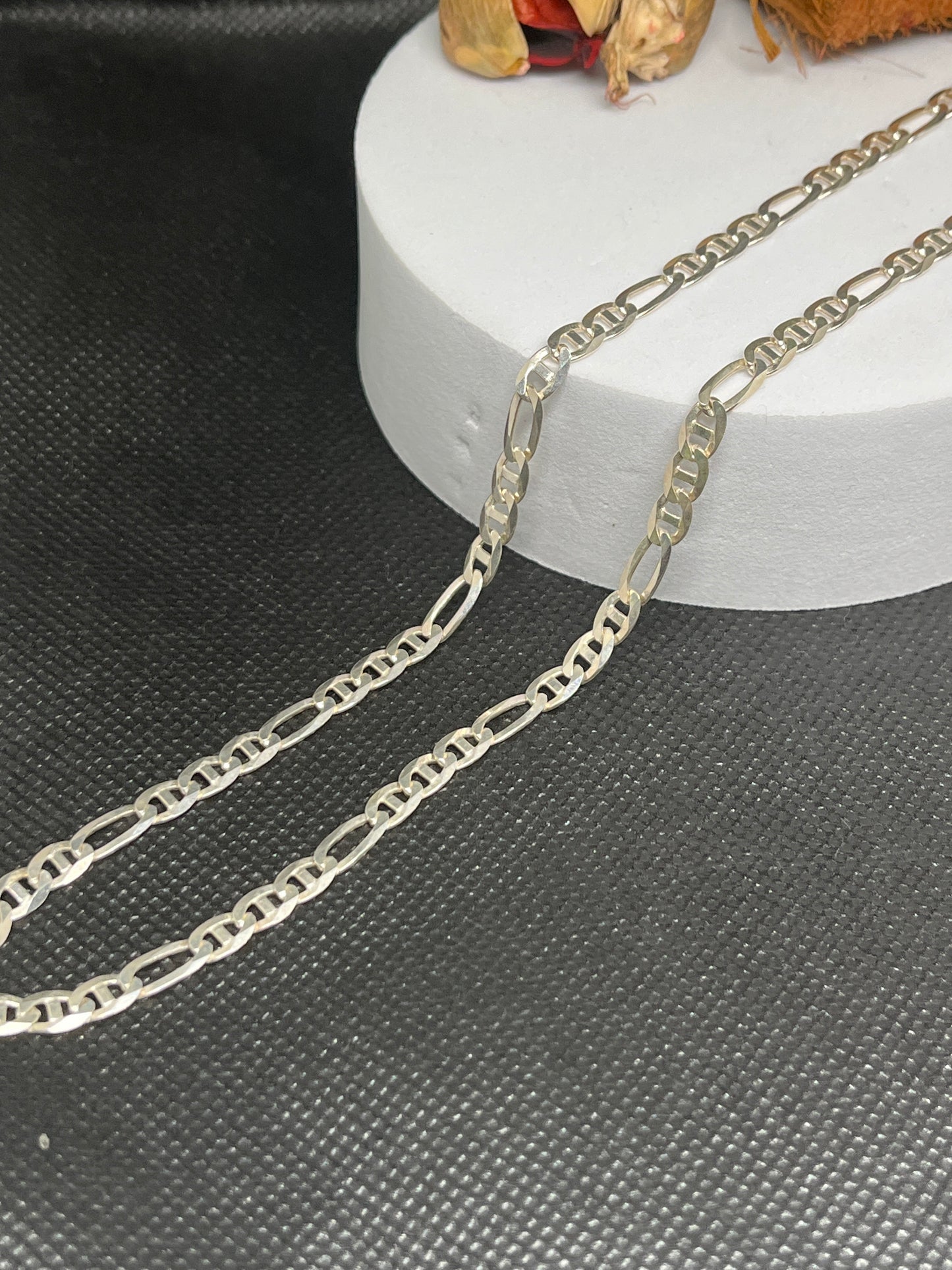 Multi Size Link Sterling Silver Chain