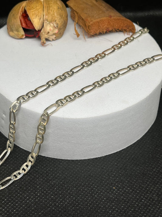 Multi Size Link Sterling Silver Chain