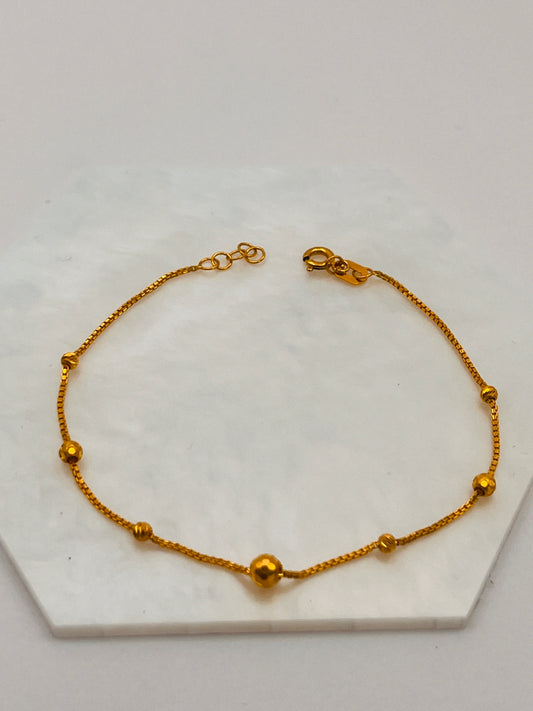 22carat 7 Ball Bracelet