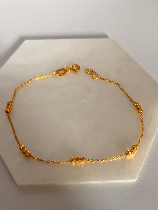 3-Cluster Mini Ball Bracelet