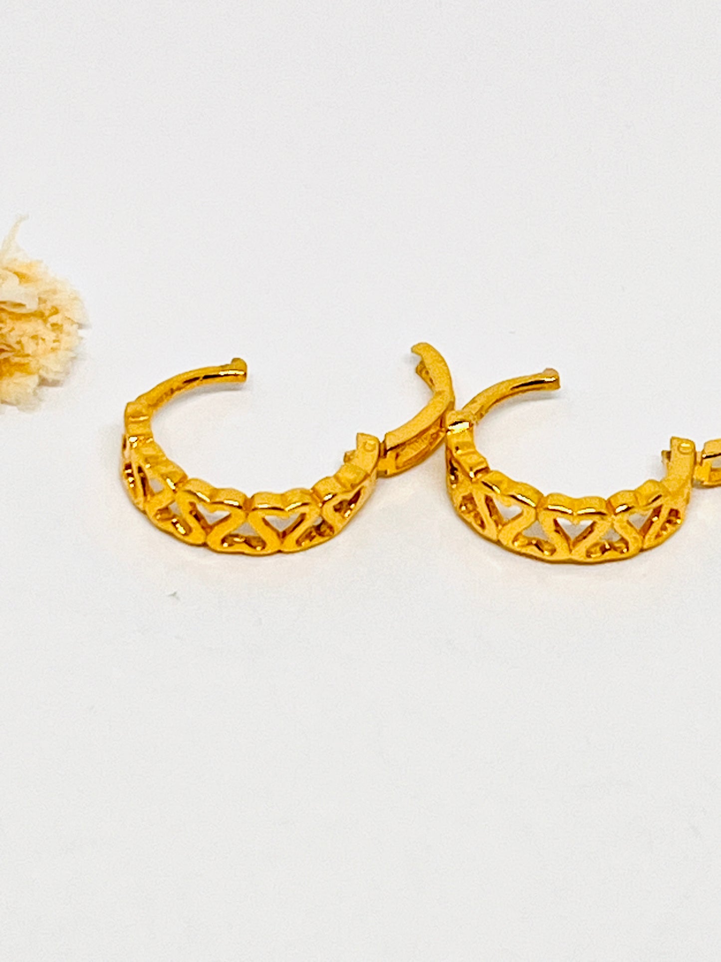 Heart cut-out huggies