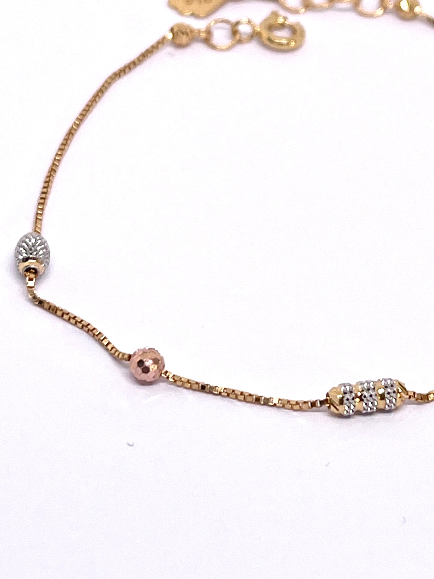 Rose gold rhodium bracelet 22carat