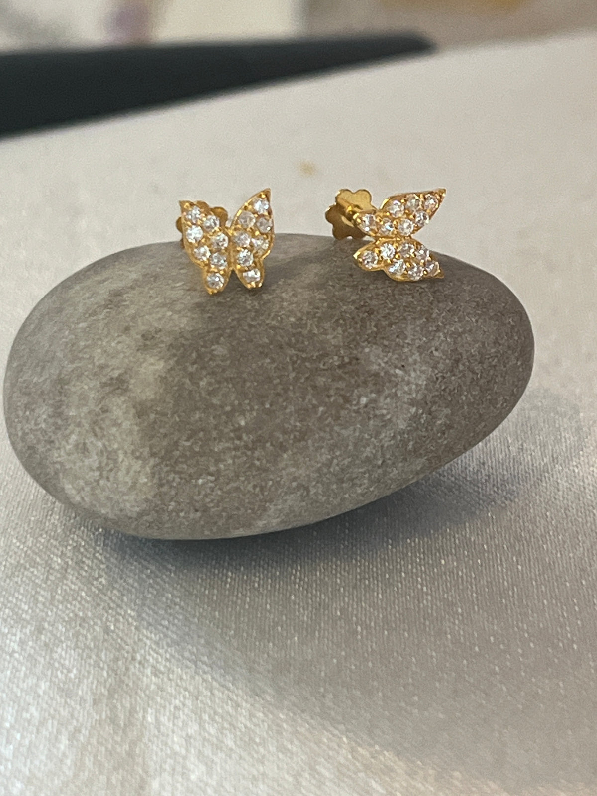 Butterfly Studs Flat 6mm