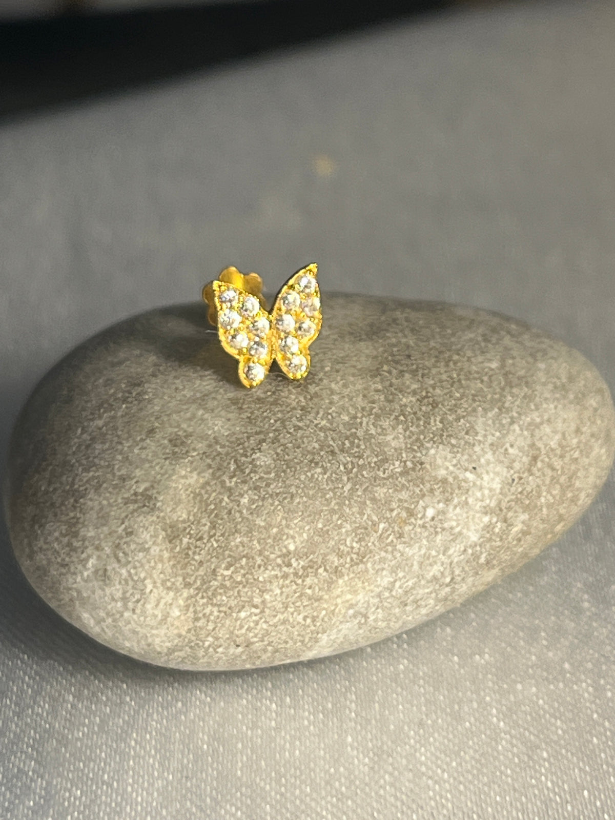 Butterfly Studs Flat 6mm
