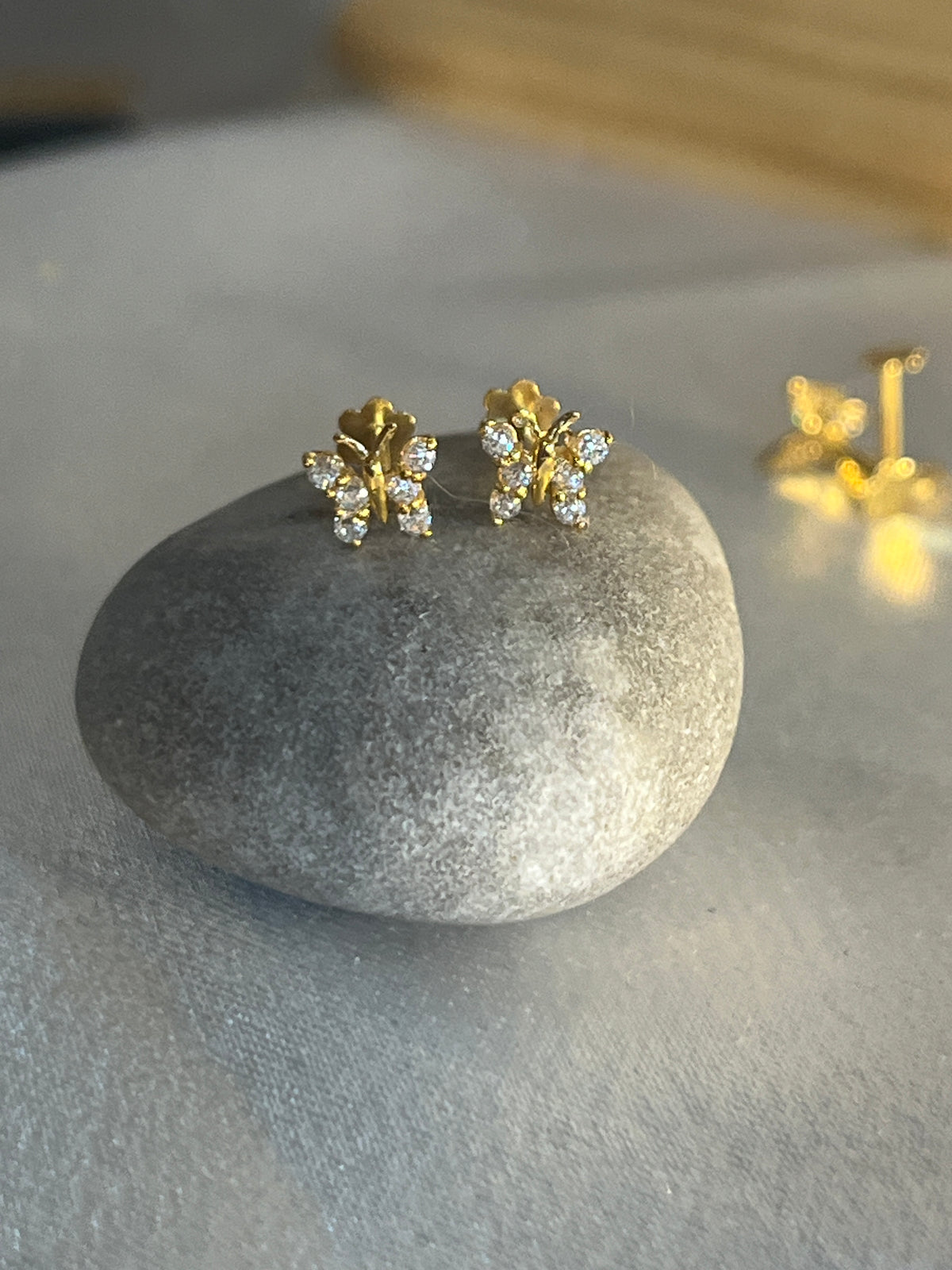 Butterfly Studs 3D | 6mm /5mm