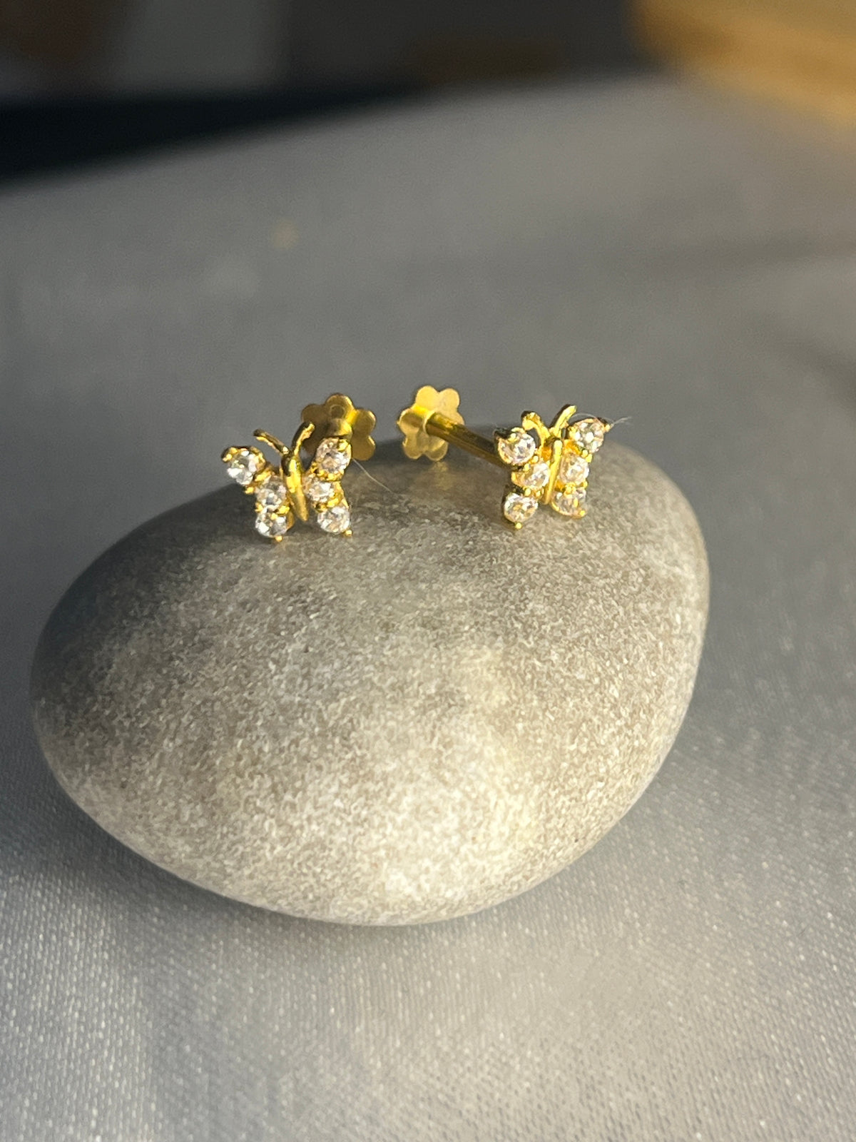 Butterfly Studs 3D | 6mm /5mm