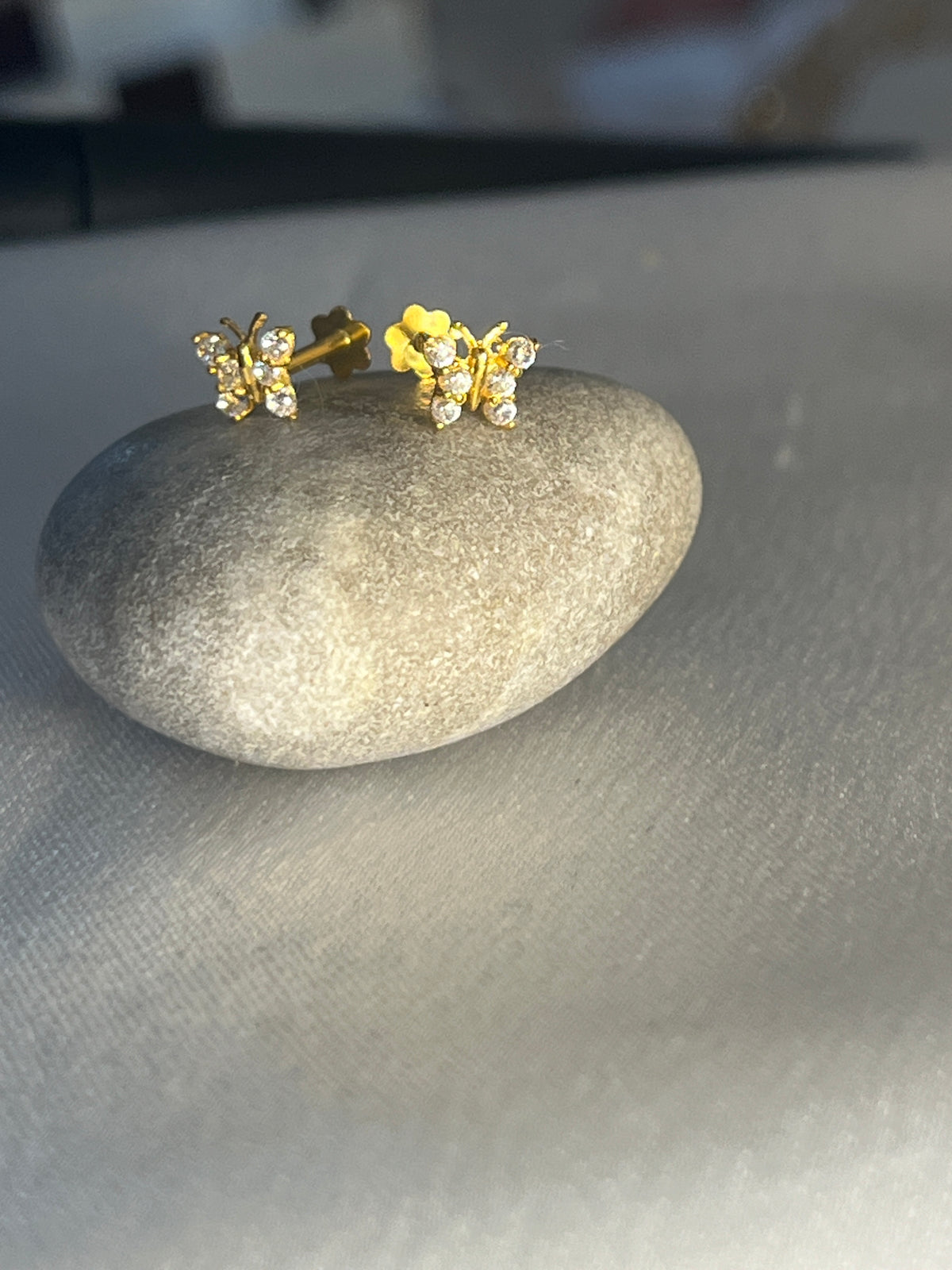 Butterfly Studs 3D | 6mm /5mm