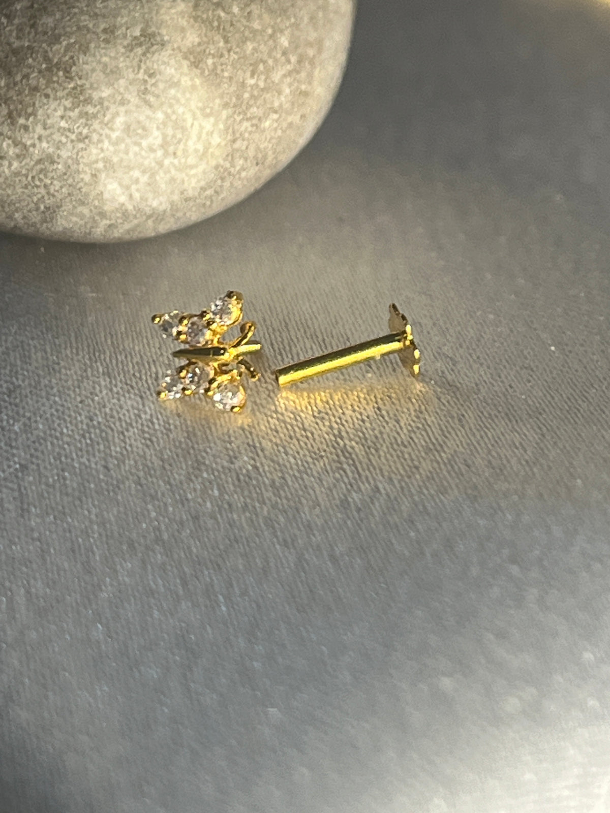 Butterfly Studs 3D | 6mm /5mm
