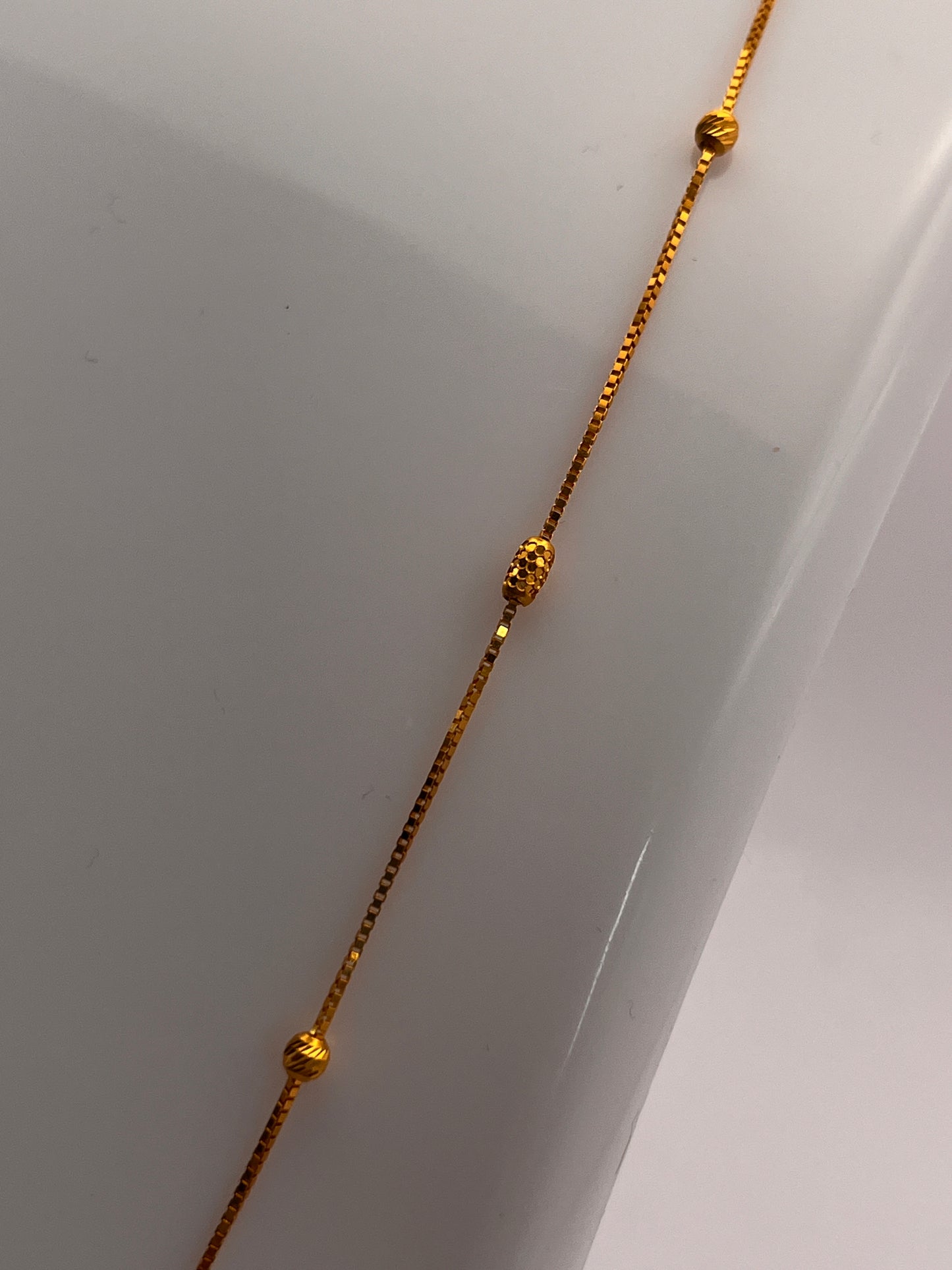 Mini Ball and Oval Detail Necklace