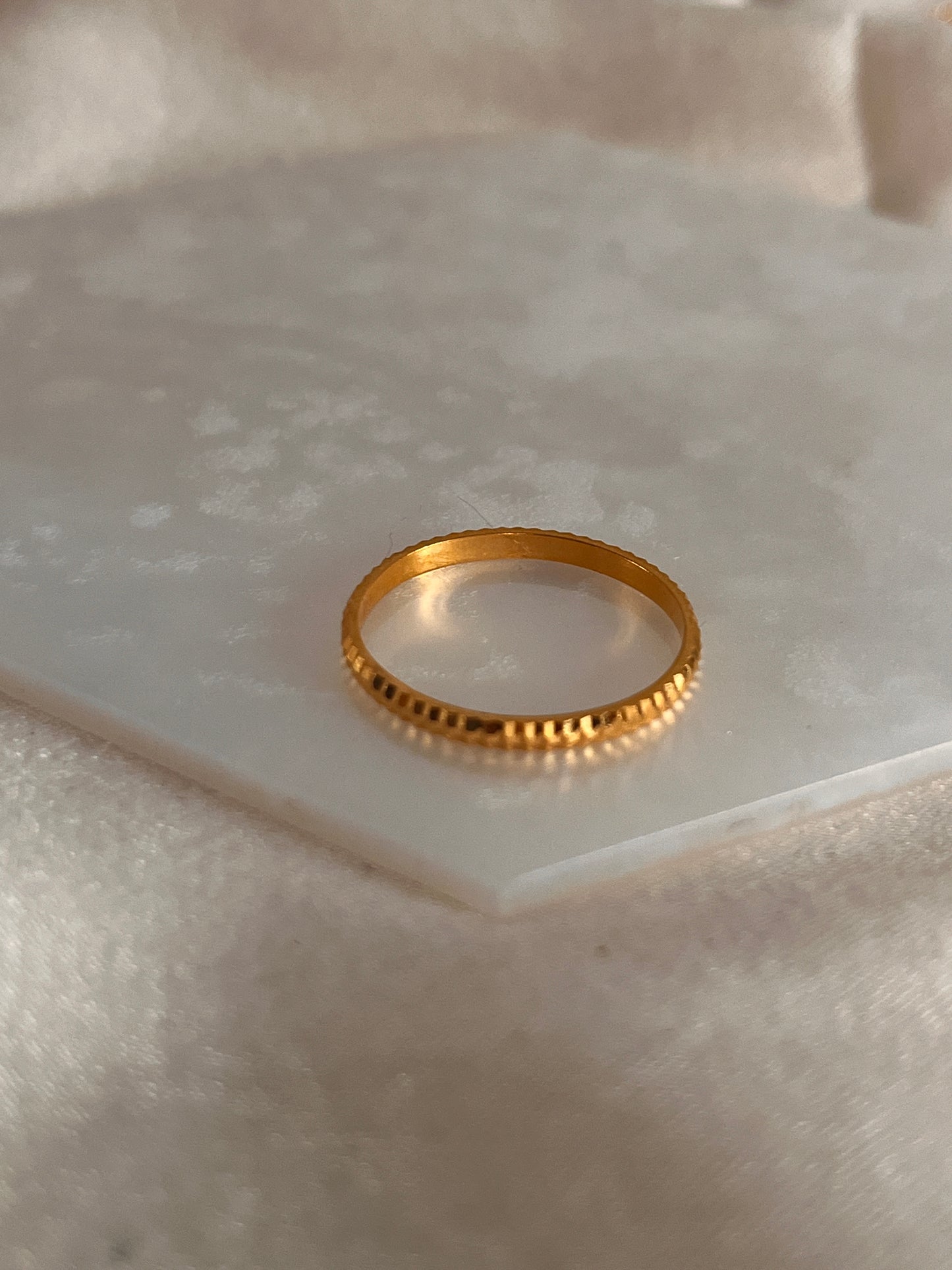 Diamond Cut Ring (Size P and 1/4)