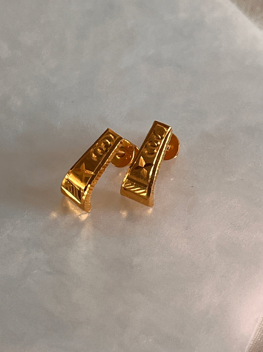 Half Rounded Earrings (small/ medium)