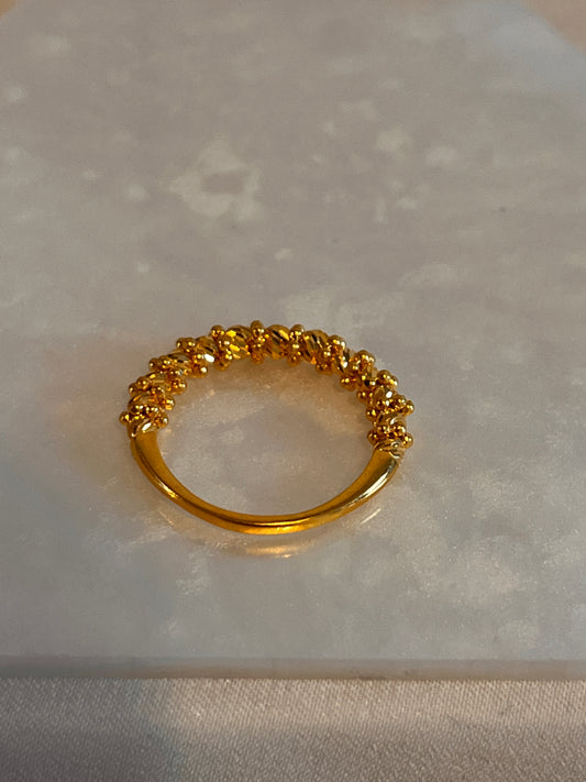 Beaded Dot Ring Size M and 1/2