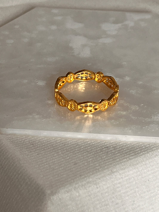 Alims Wave Ring 2|Size P and 1/2