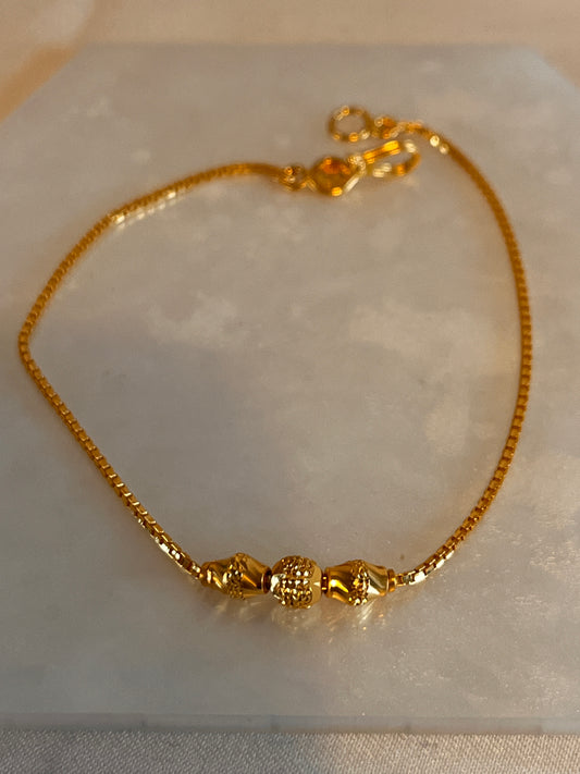 3 Bead Bracelet