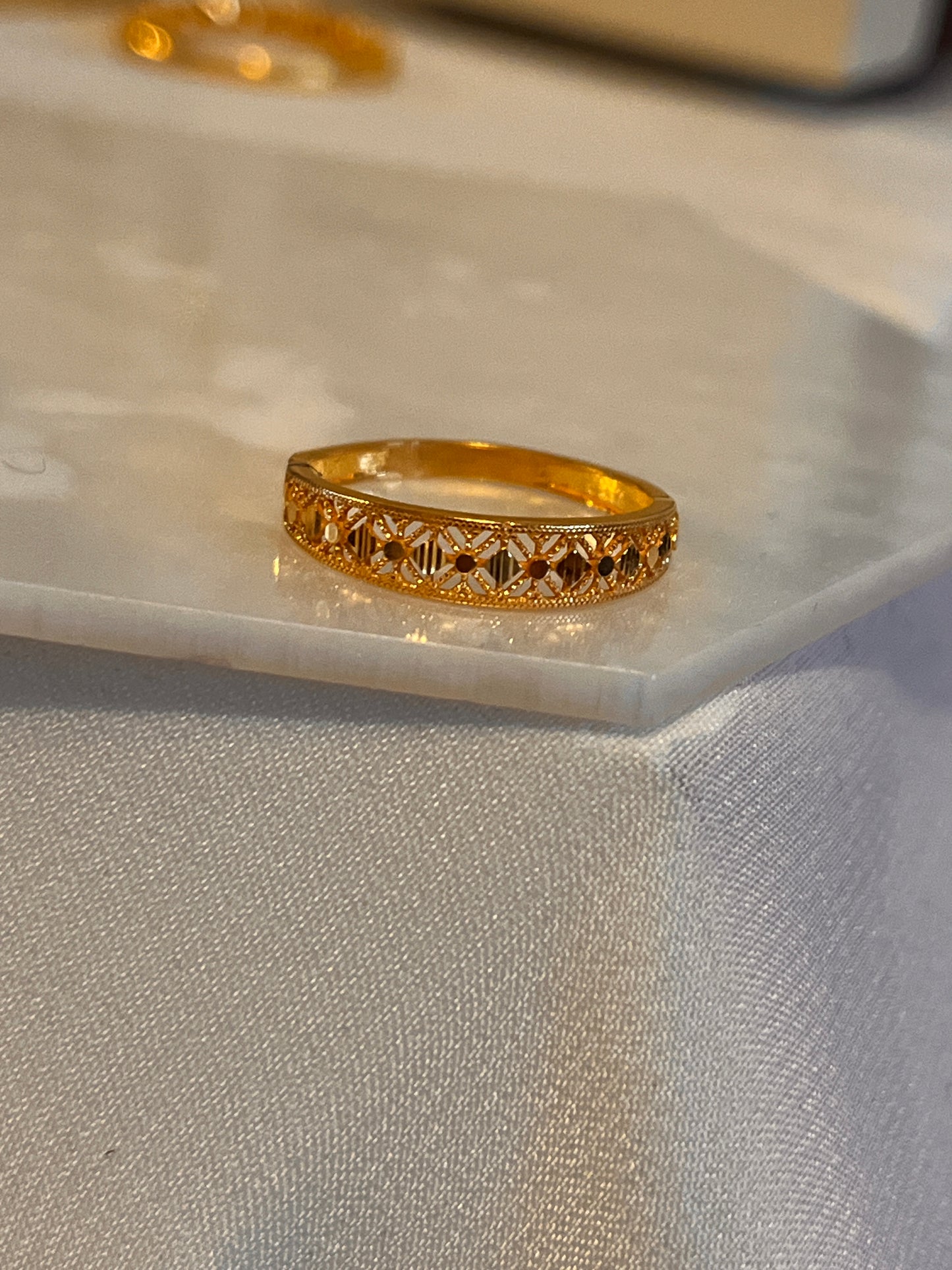 Simple Net Ring | Size I and 3/4