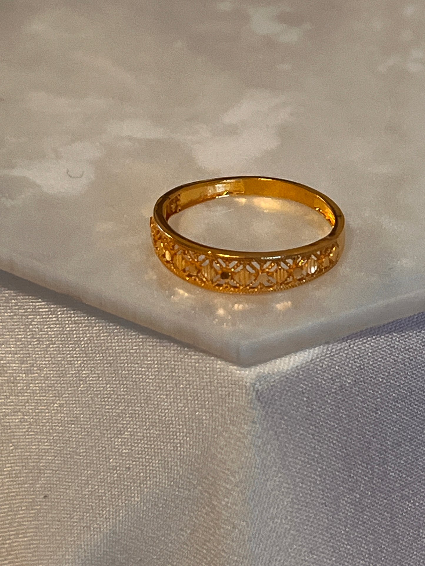 Simple Net Ring | Size I and 3/4