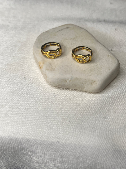 Heart swirl design | 7.5mm