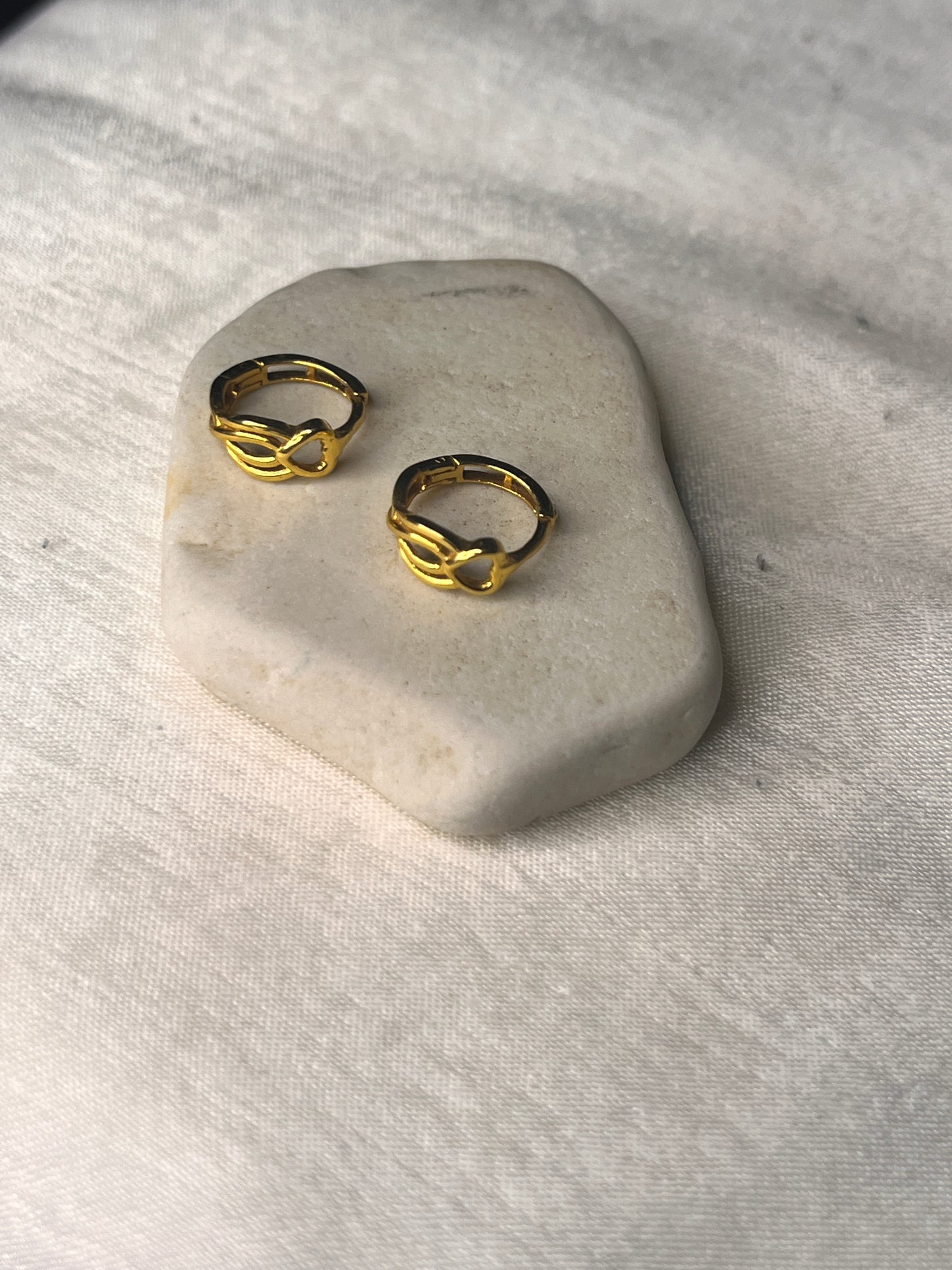 Heart swirl design | 7.5mm