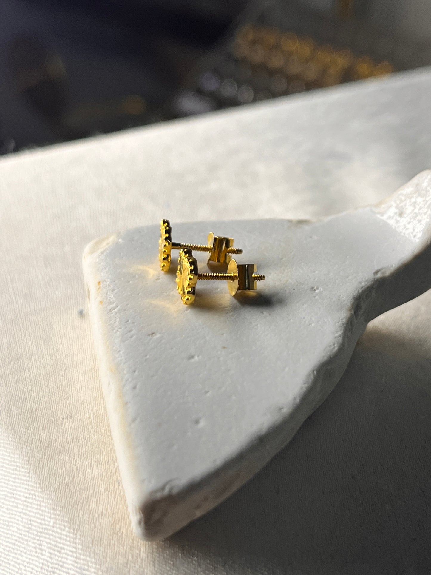 Clover Butterfly Stud