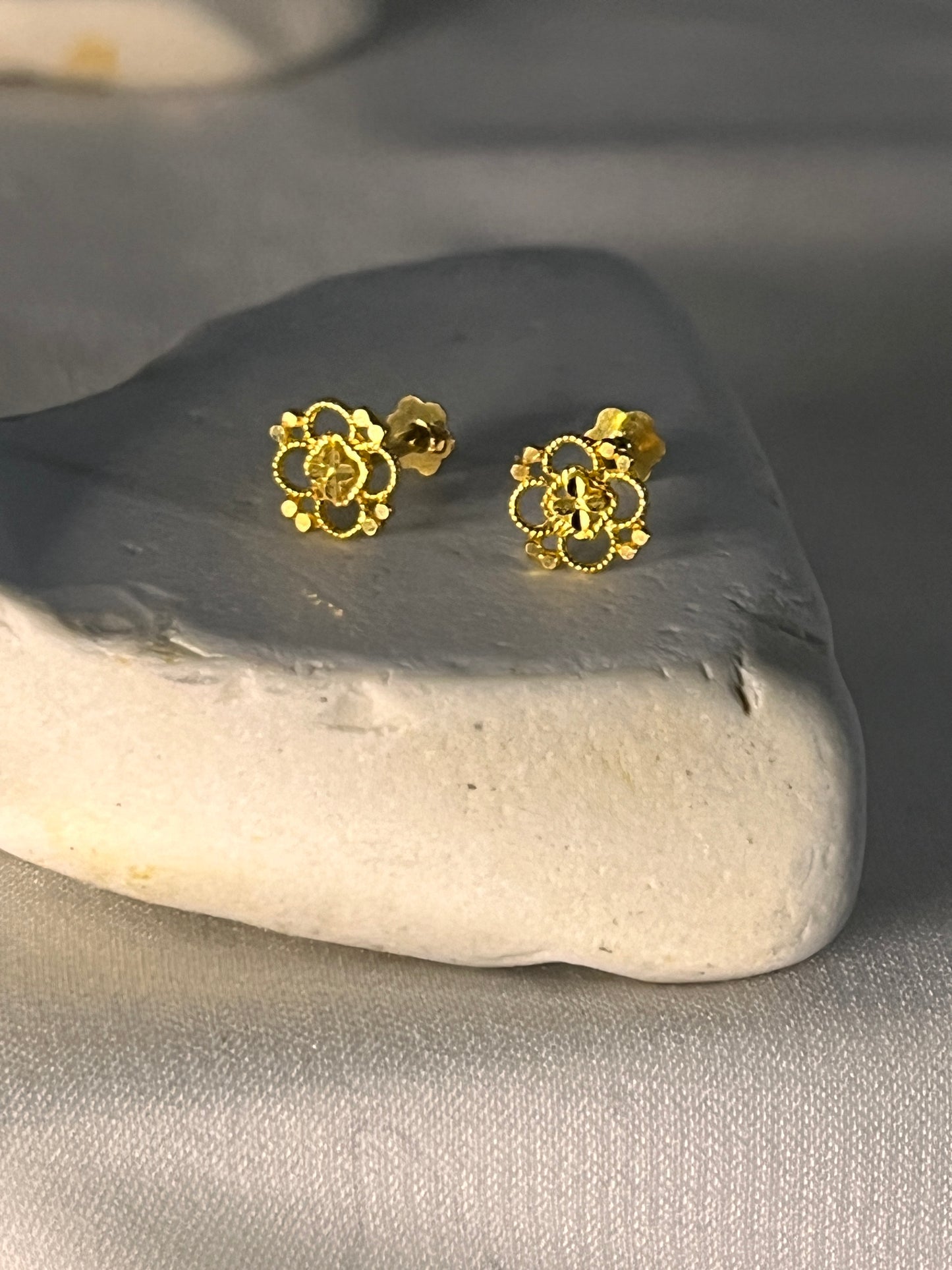 Four Leaf Design Studs